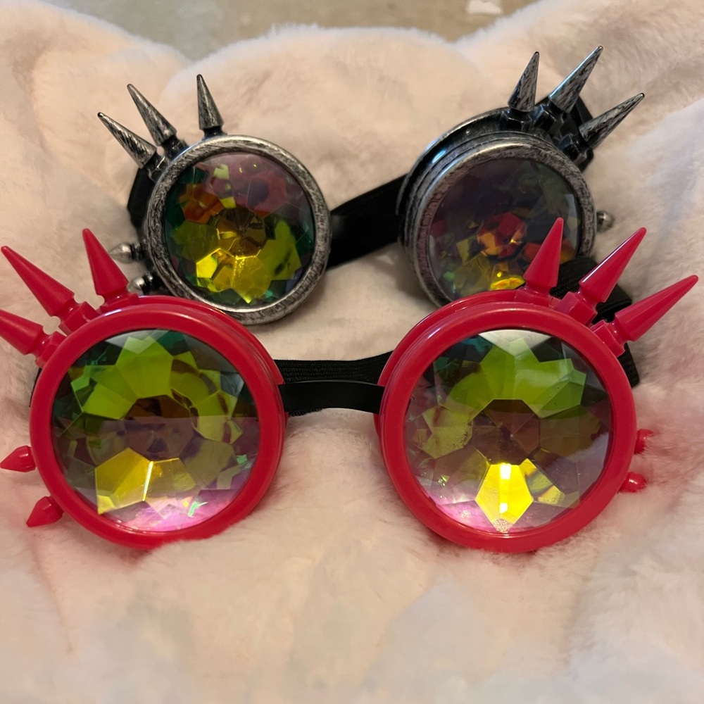 Spiked Kaleidoscope Goggles